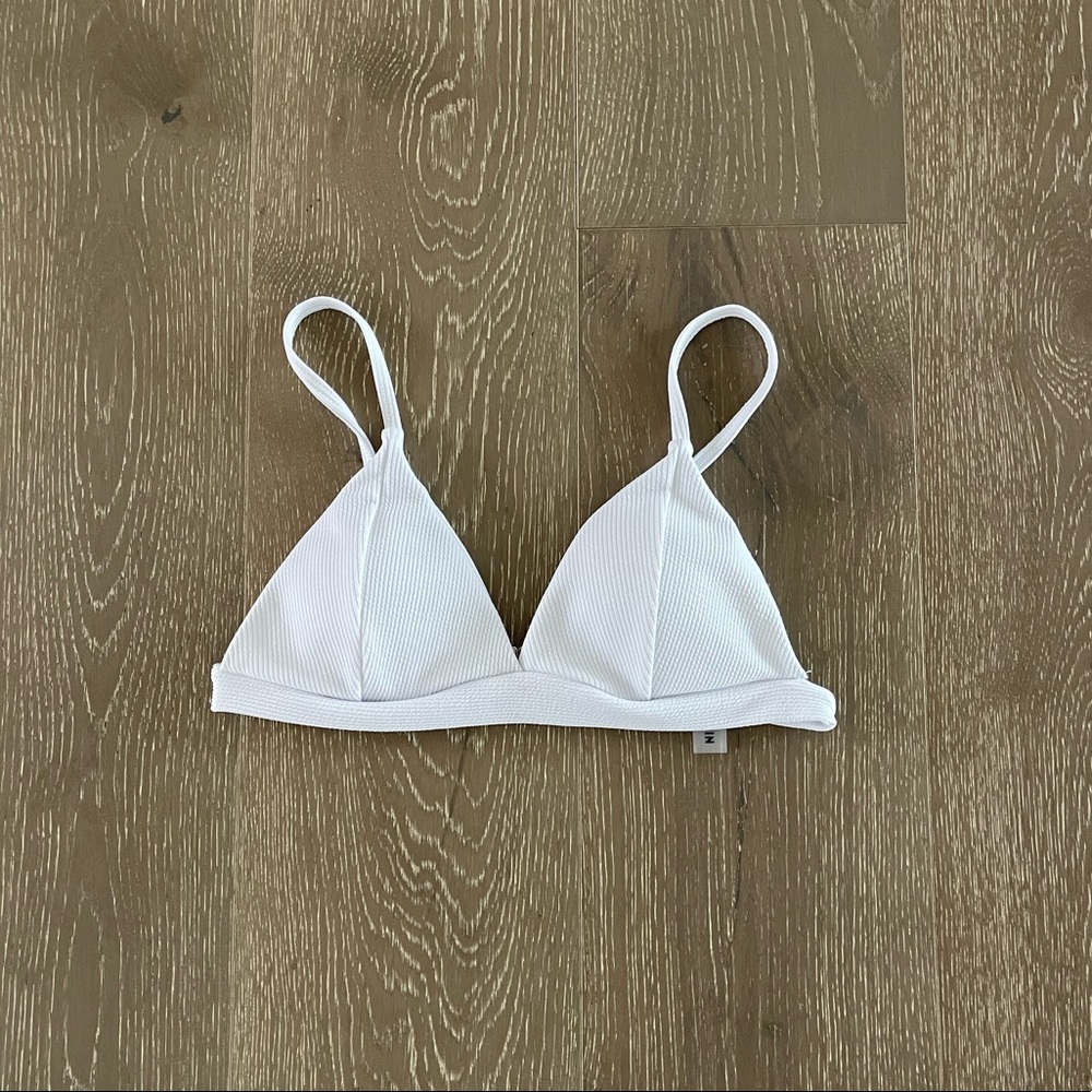 White Bikini Top NWOT